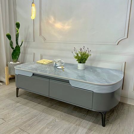 Bàn trà nhập khẩu mặt đá 